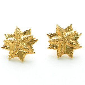 Oscar De La Renta Goldtone Starfish Stud Earrings